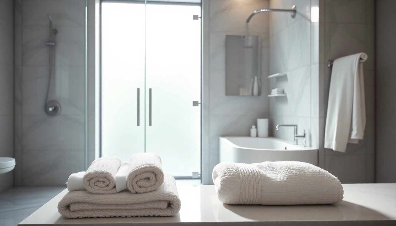 Elegant showers uk showcasing a stylish modern design in a serene bathroom setting.