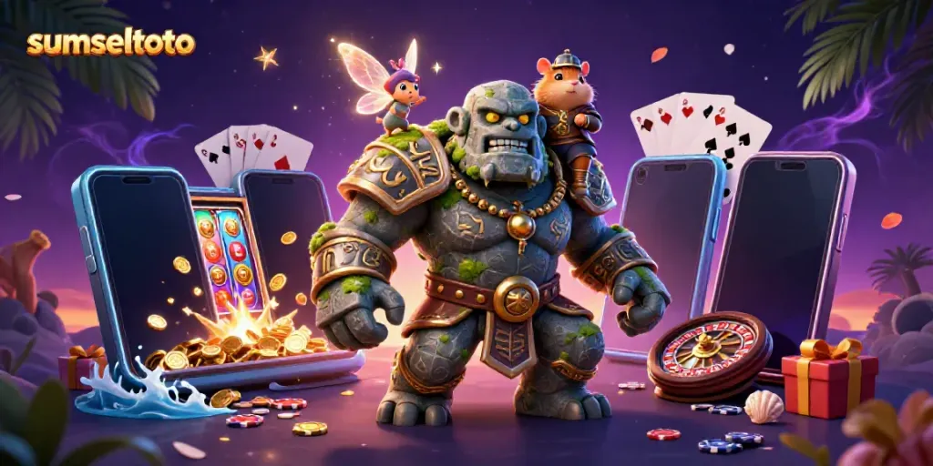 Engage with sumseltoto's vibrant gambling world through a magical 3D casino adventure.