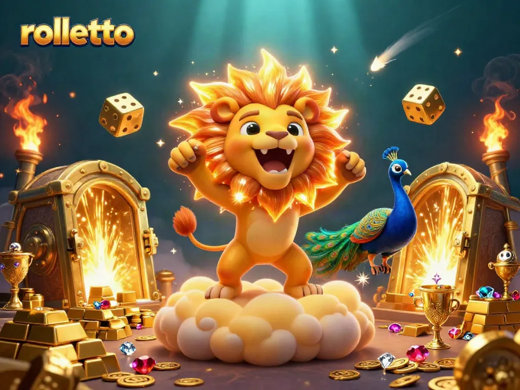 Experience thrilling gameplay at Rolletto, with animated characters and vibrant casino-themed visuals.