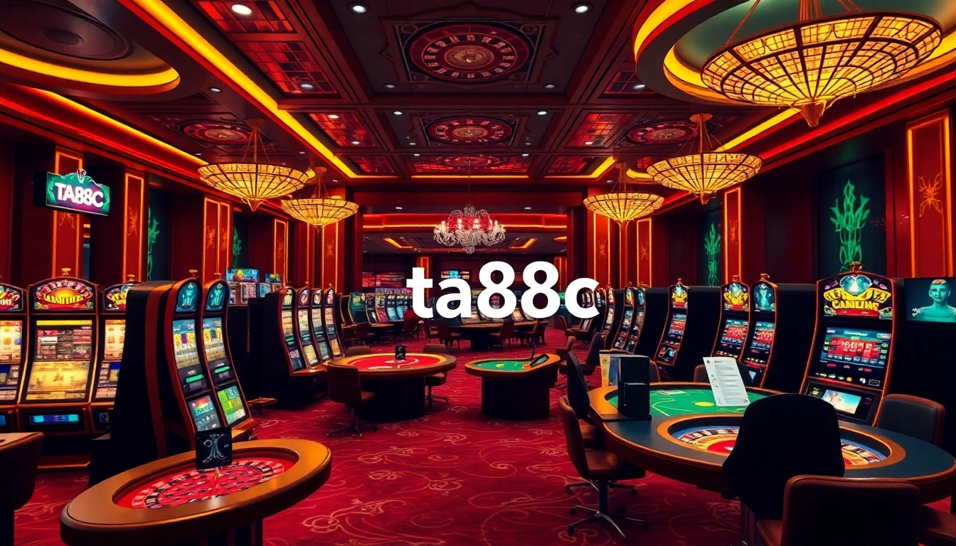 Experience the thrill of winning at ta88c with exciting casino games and luxurious environments.