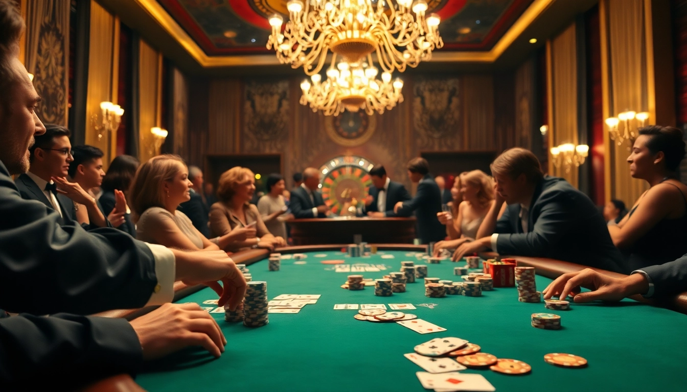 Experience excitement at the casino with XX88 HOW, featuring a lively poker game.