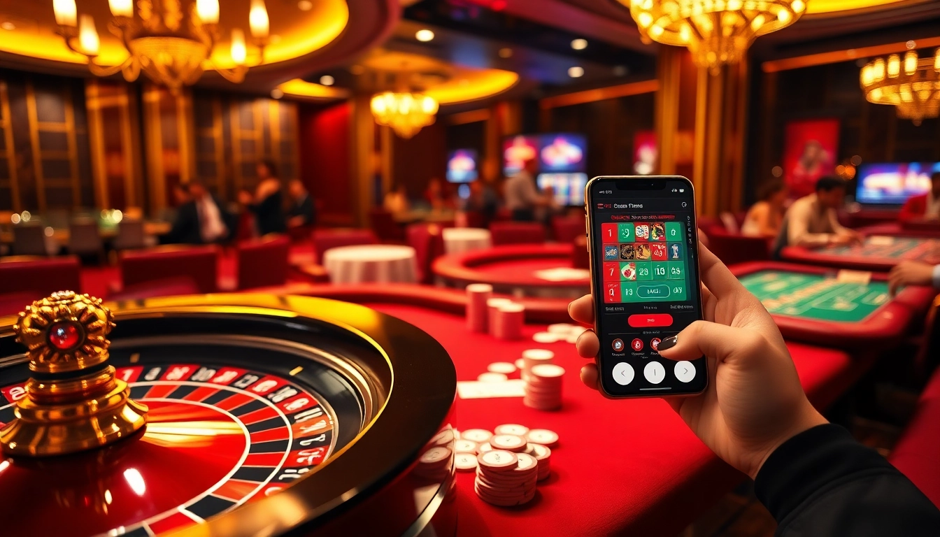 Experience the excitement at TT88 with vibrant casino visuals featuring poker tables and roulette wheels.