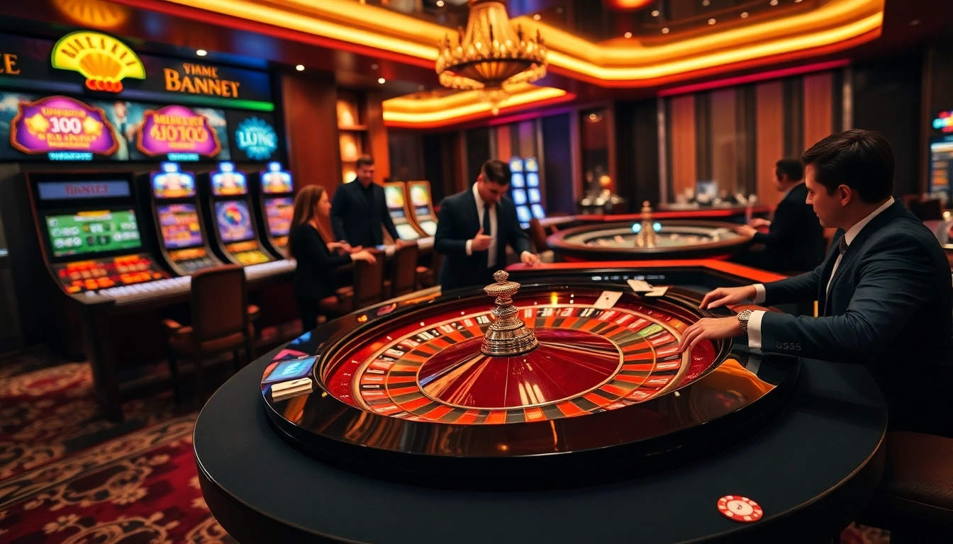 Experience the thrilling atmosphere of the uk88 club with vibrant casino action and elegant gaming tables.