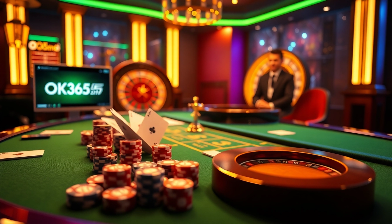 Experience the excitement at https://ok365vi.net/ with virtual poker and roulette games in a luxurious setting.