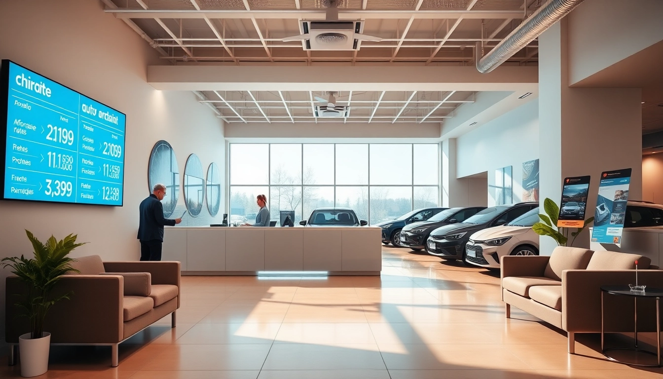 Car rental office in Chișinău showcasing chirie auto ieftin offers