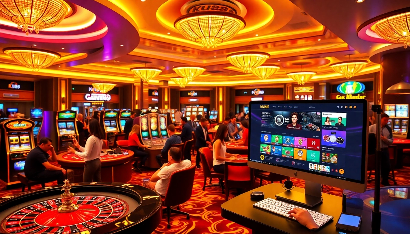 Experience thrilling moments at ku88 casino with vibrant tables and winning players.