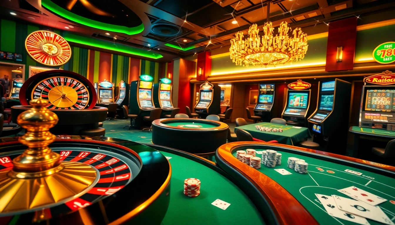 Experience thrilling gameplay at 78WIN casino with vibrant slot machines and poker action.