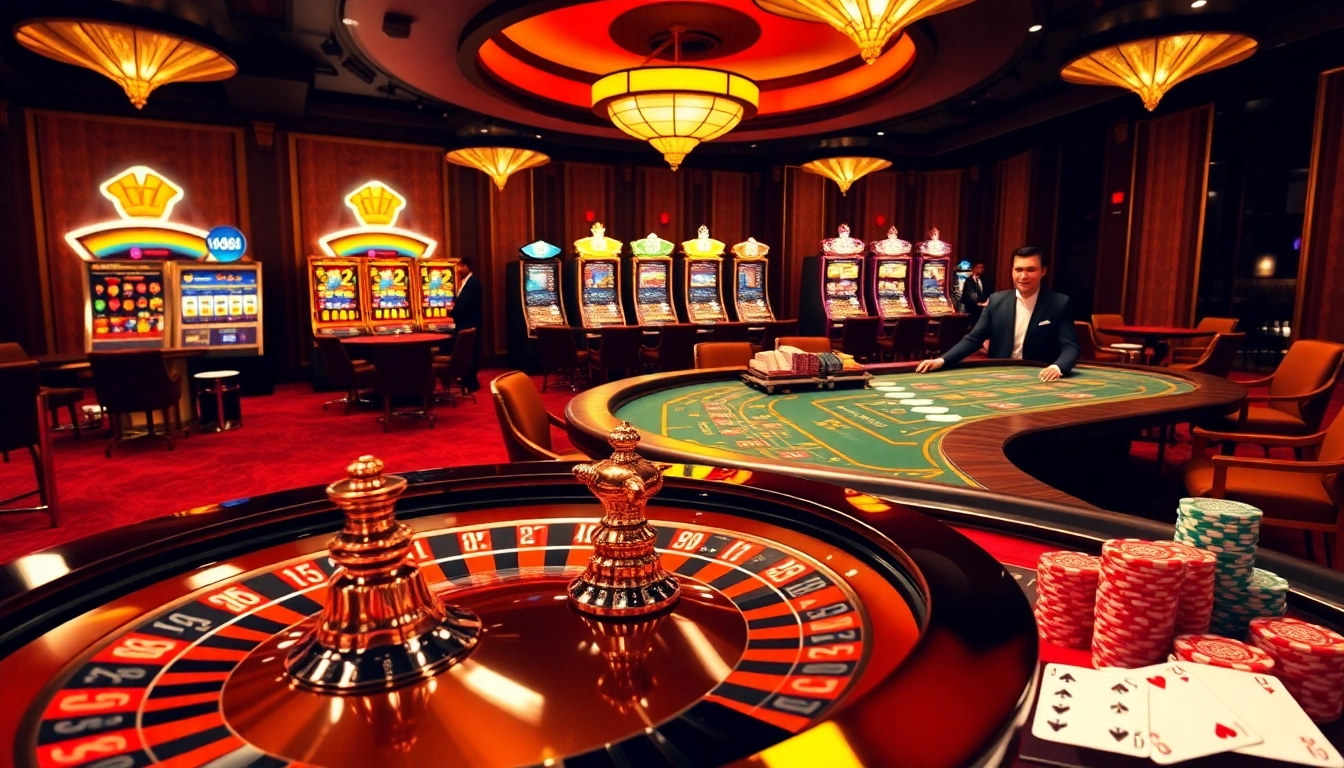 Experience thrilling bets at vn88 with vibrant casino tables and exciting games.