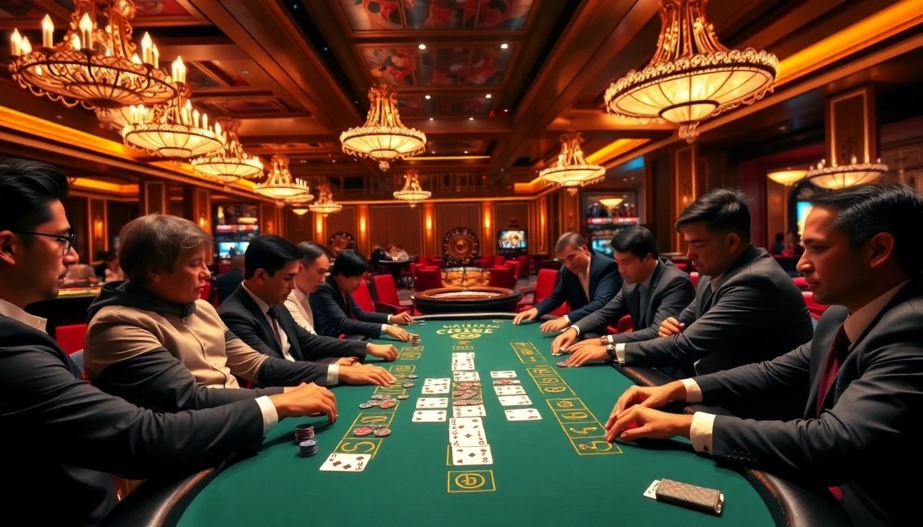 Join the excitement at https://bet88b.us.com/ with a thrilling casino scene featuring blackjack gameplay.