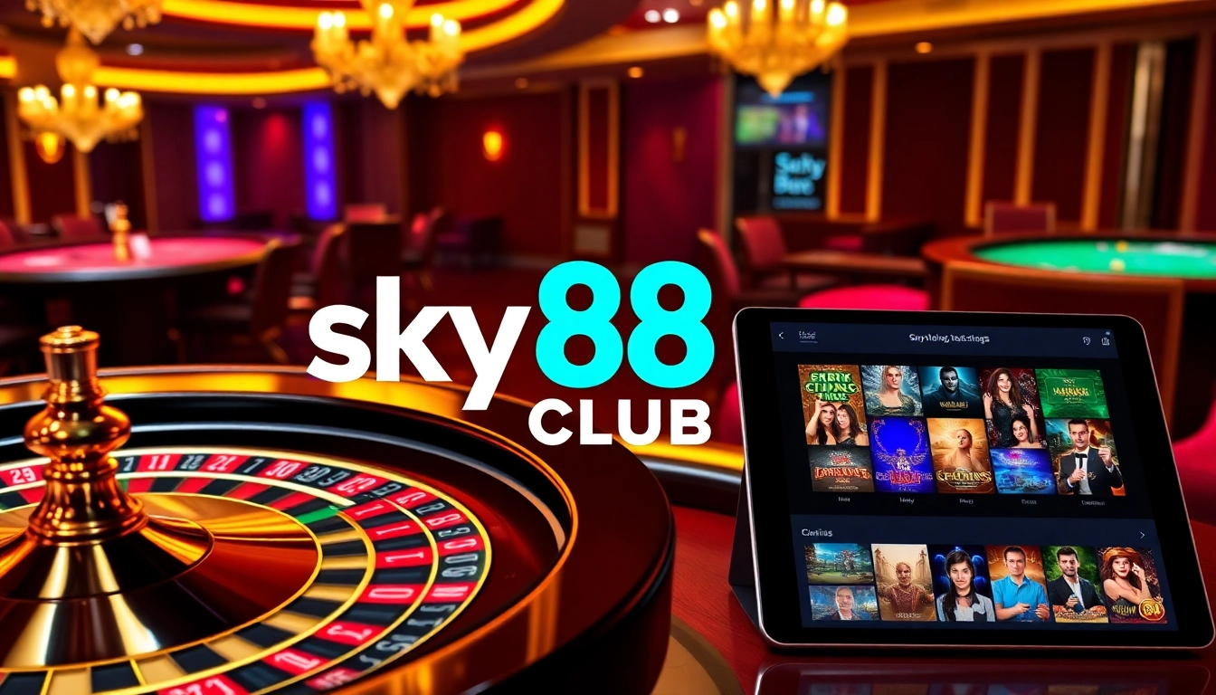 Experience excitement at sky88 club with vibrant casino games and high-stakes action.