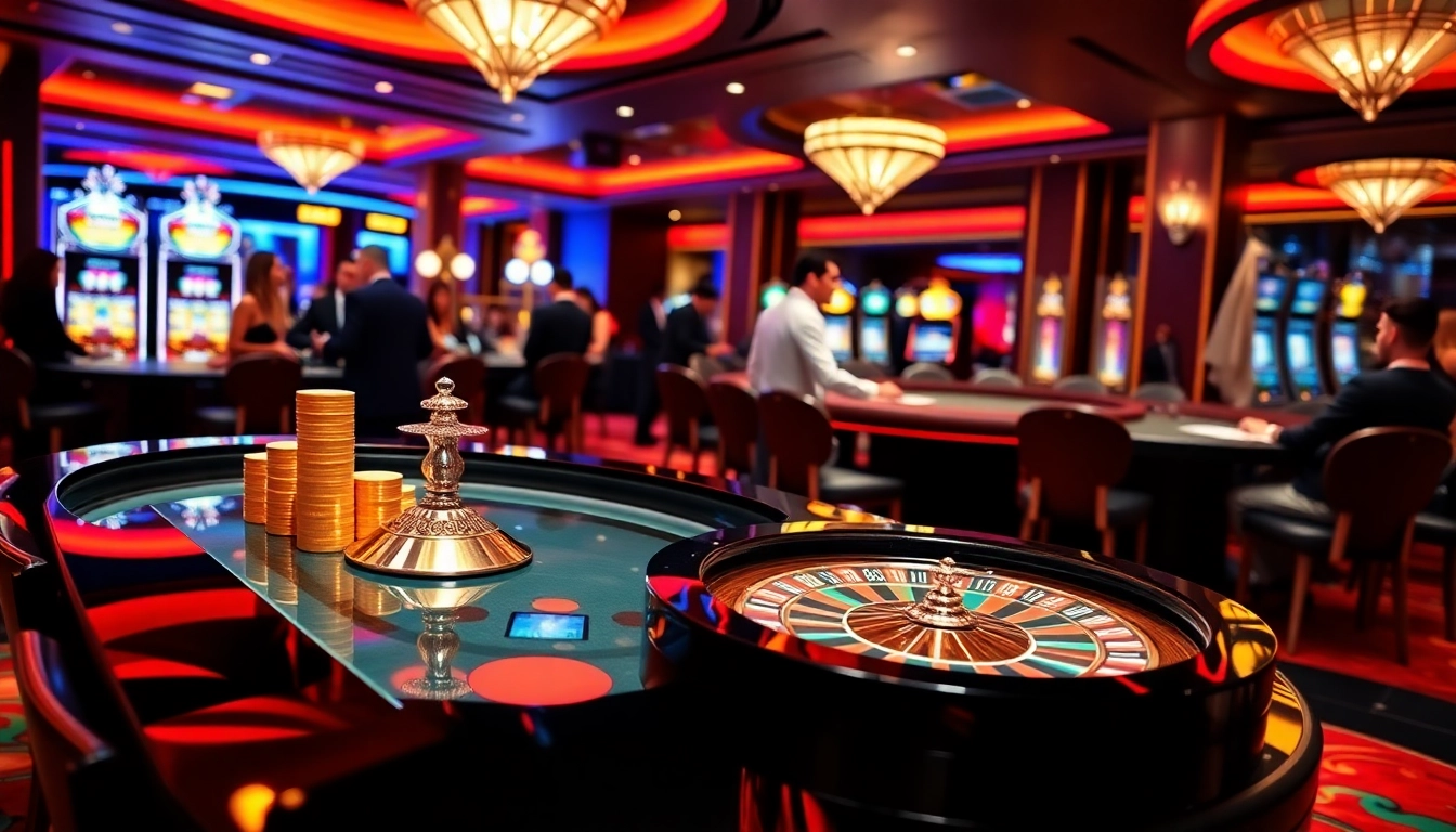 Experience the thrill of uu88 with luxurious casino games, poker tables, and vibrant slot machines.