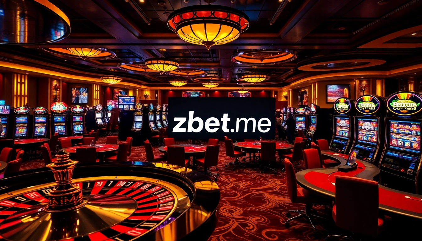 Experience thrilling gameplay at zbet me with immersive casino games and vibrant atmospheres.