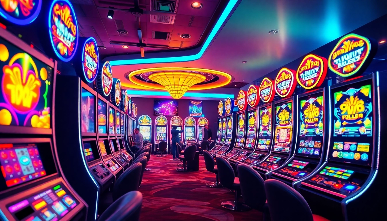 HOKI138 Pro online slot gaming scene with vibrant machines and engaging atmosphere
