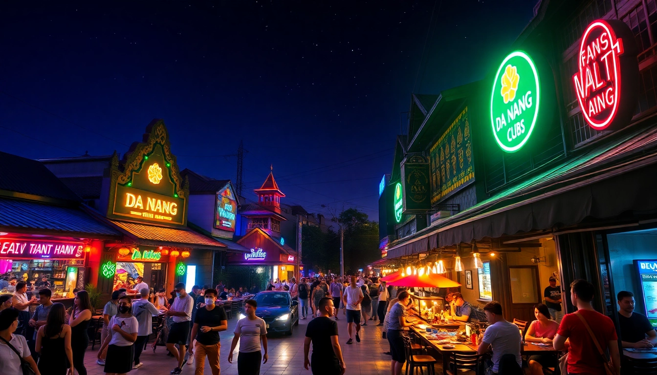 Experience Da Nang nightlife with vibrant clubs, lively bars, and local culture in a stunning scene.