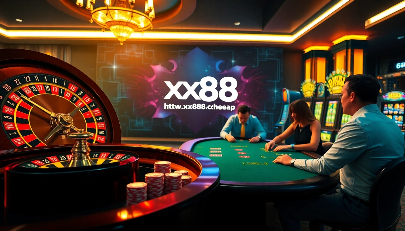 Immerse in the luxury of https://xx88.cheap/ casino, featuring roulette and poker action.