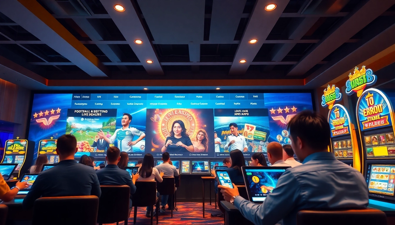 Experience the dynamic world of online betting at https://urr88.com/ with engaging visuals of games and users.