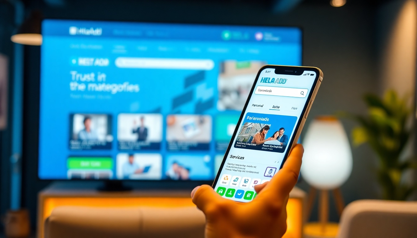 Hela Add platform showcasing a user-friendly interface for online classifieds in Sri Lanka.