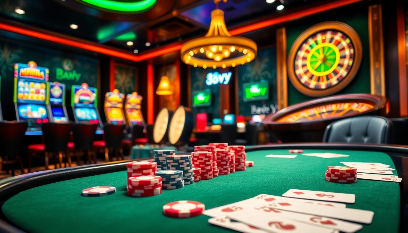 Experience the thrill of gambling at 88vv with vibrant casino games and luxury ambiance.