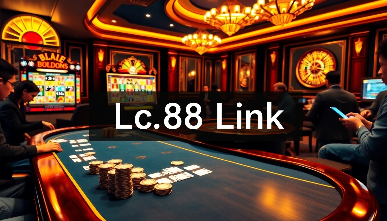 Engage with Lc88 Link through vibrant live casino scenes that enhance your gambling experience.