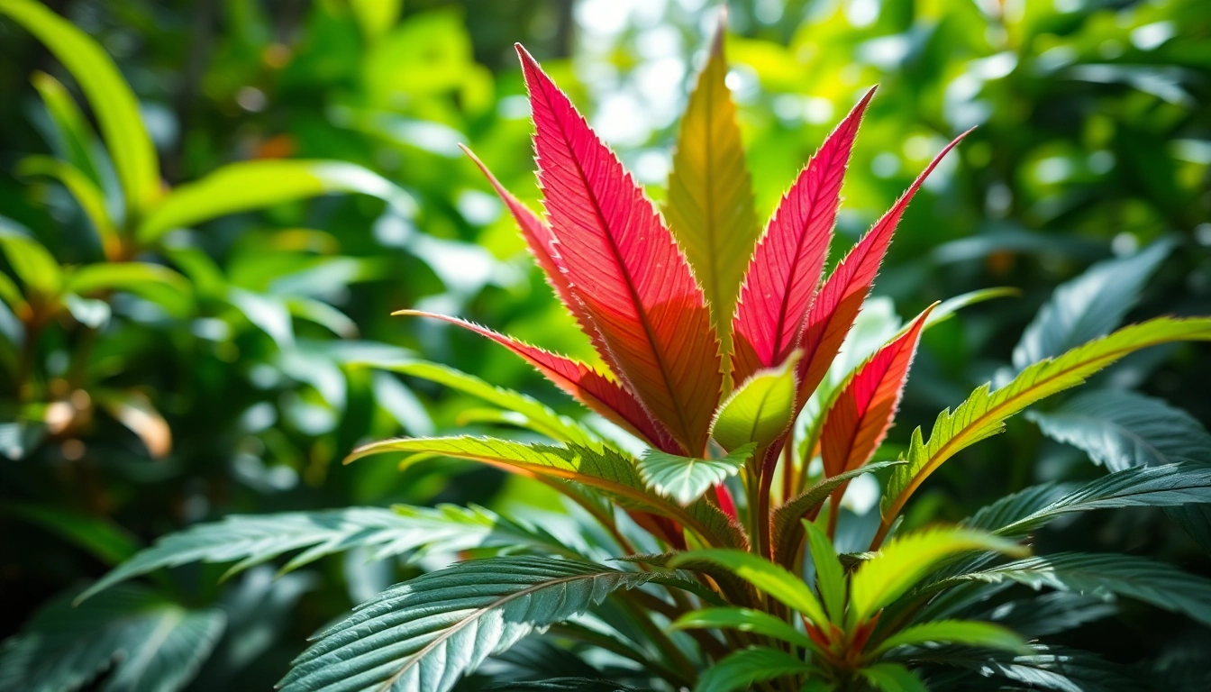 Learn how to get dmt naturally from lush plants in a vibrant jungle setting.