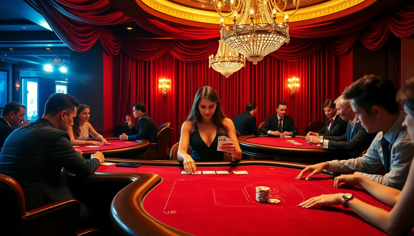 Engage in a thrilling poker game featuring the atmosphere of https://s8limited.com/ with luxurious tables and focused players.