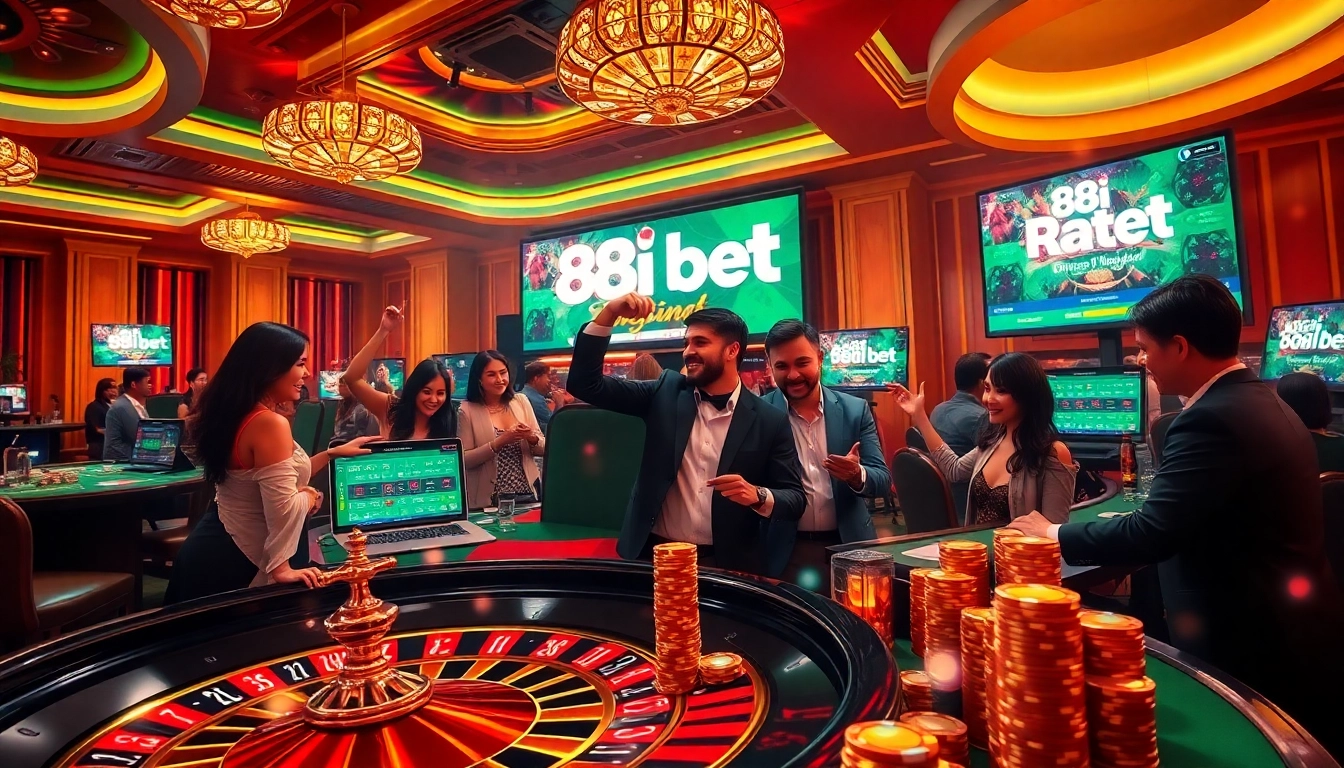 Experience the thrill of 88i bet with vibrant casino elements and dynamic betting action.