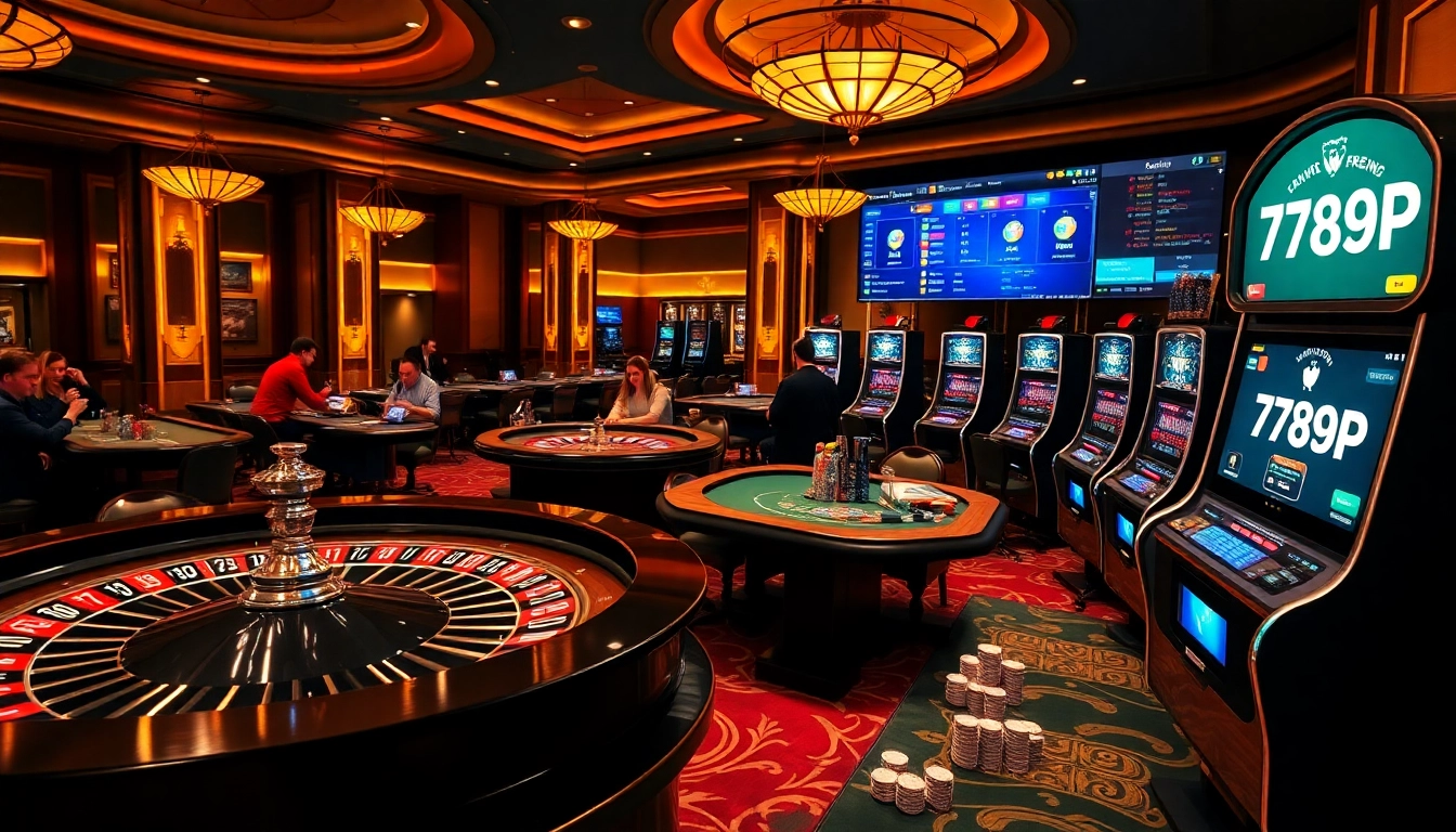 Experience excitement at 789P casino tables with vibrant chips and roulette games.