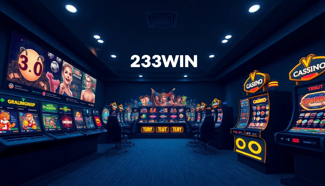 Explore 23WIN's dynamic online gaming platform featuring diverse betting options, vibrant colors, and a user-friendly interface.