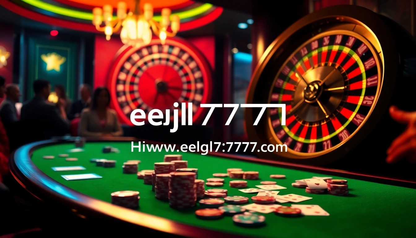Experience thrilling gameplay at https://www.eejl77777.com/ with vibrant casino elements and engaging atmosphere.