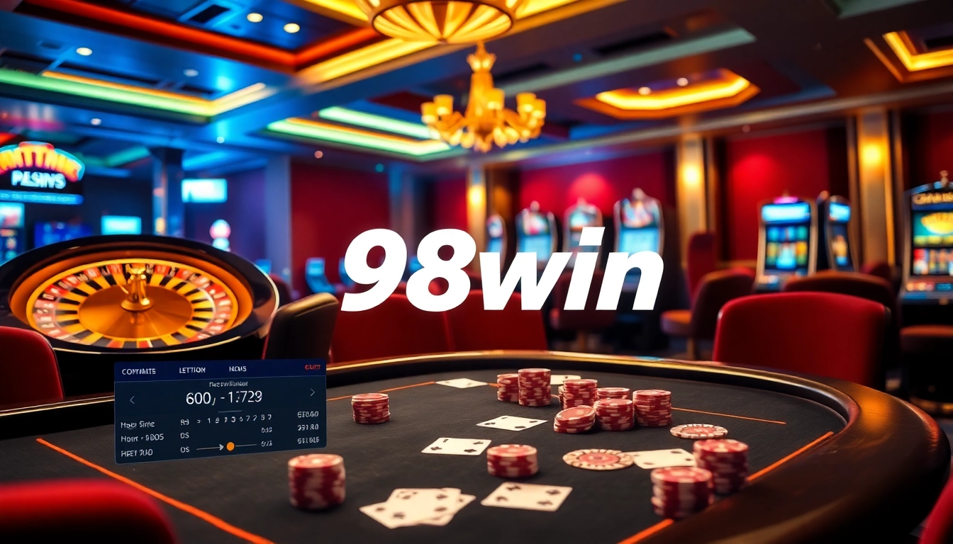 Experience the thrill of winning with 98win at a luxurious casino with stunning games.