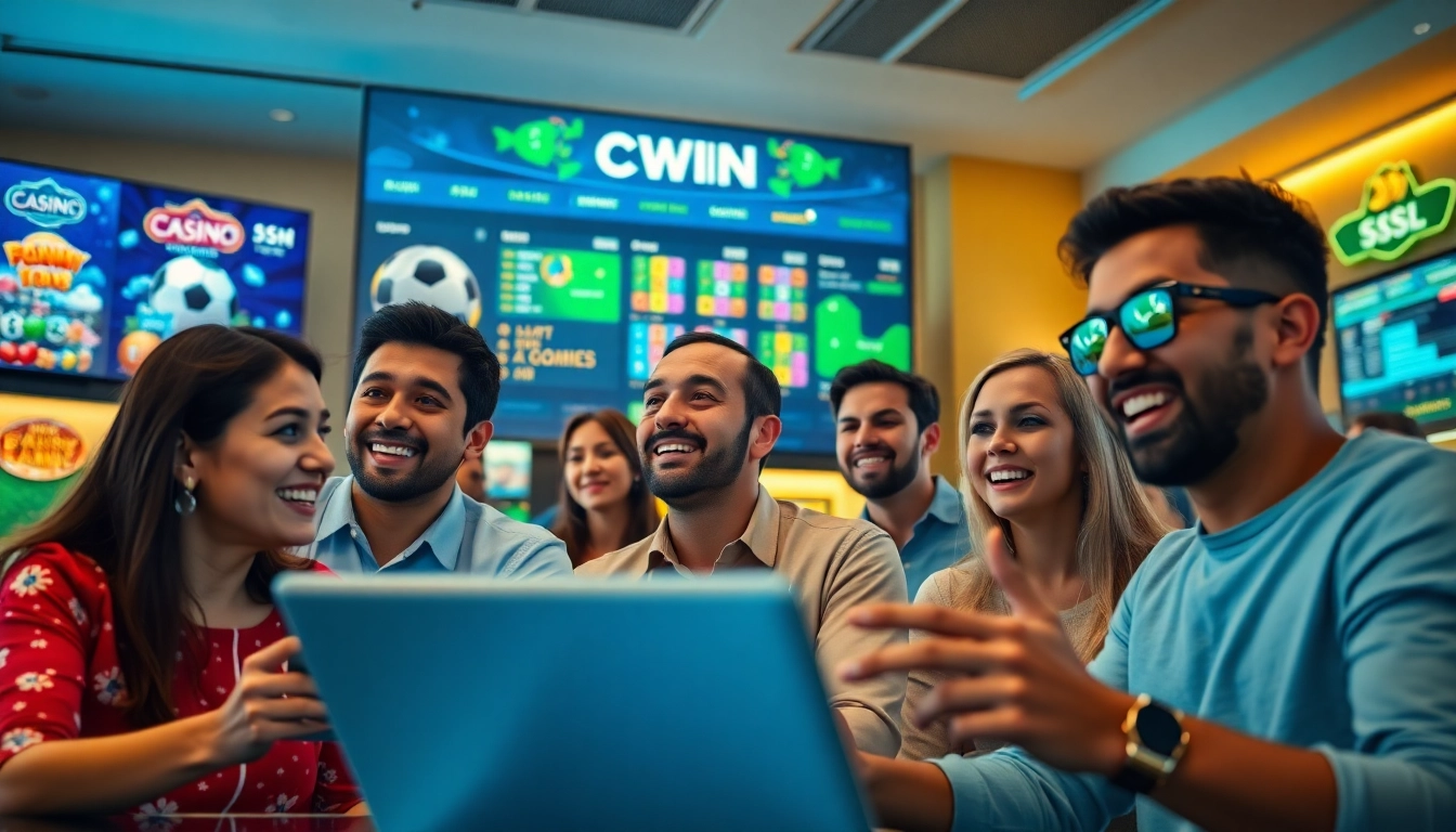 Experience CWIN's vibrant online gambling scene with diverse players and secure gaming.