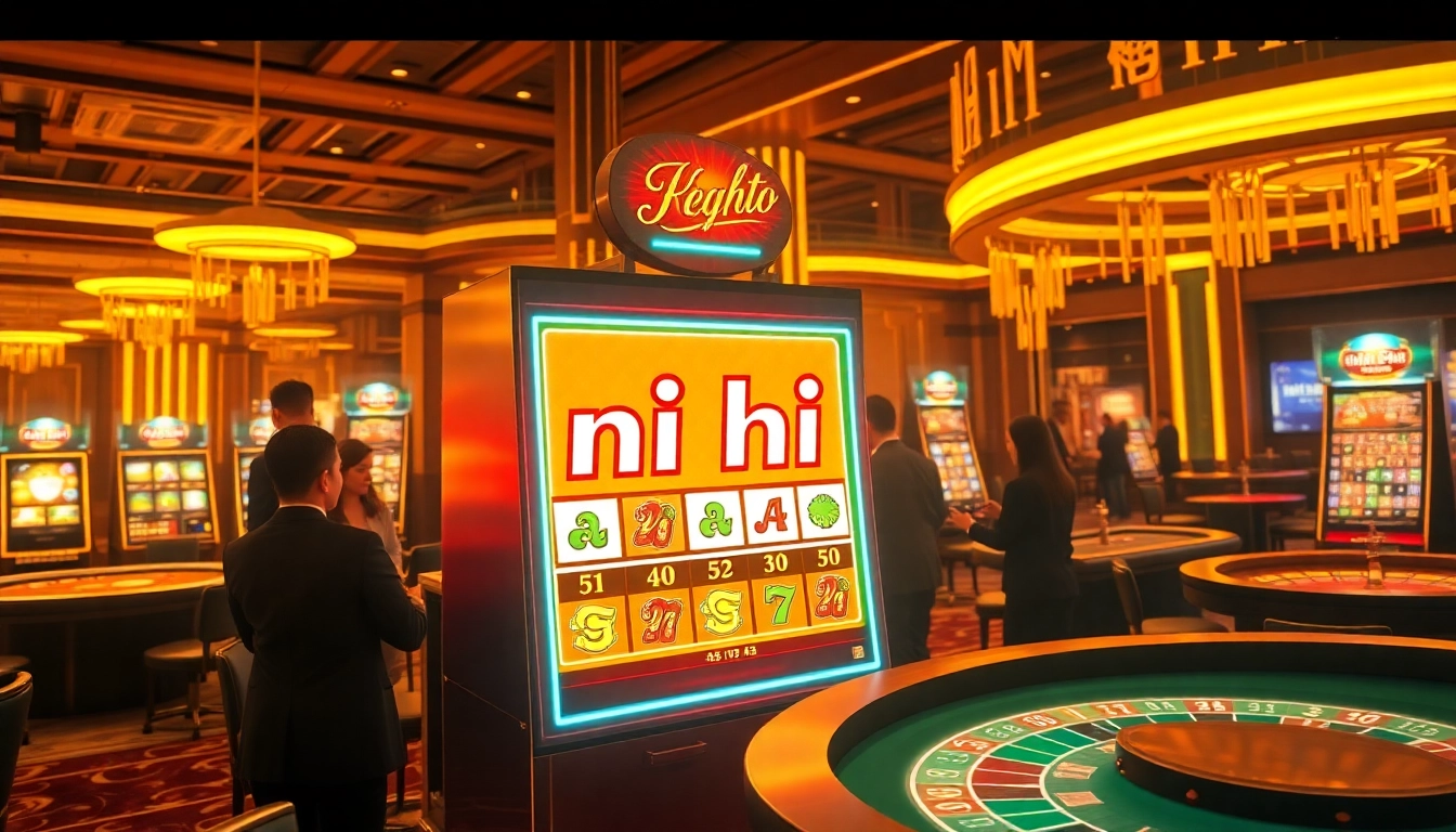 Experience the thrill of nổ hũ with dynamic slot machines and energetic casino action.
