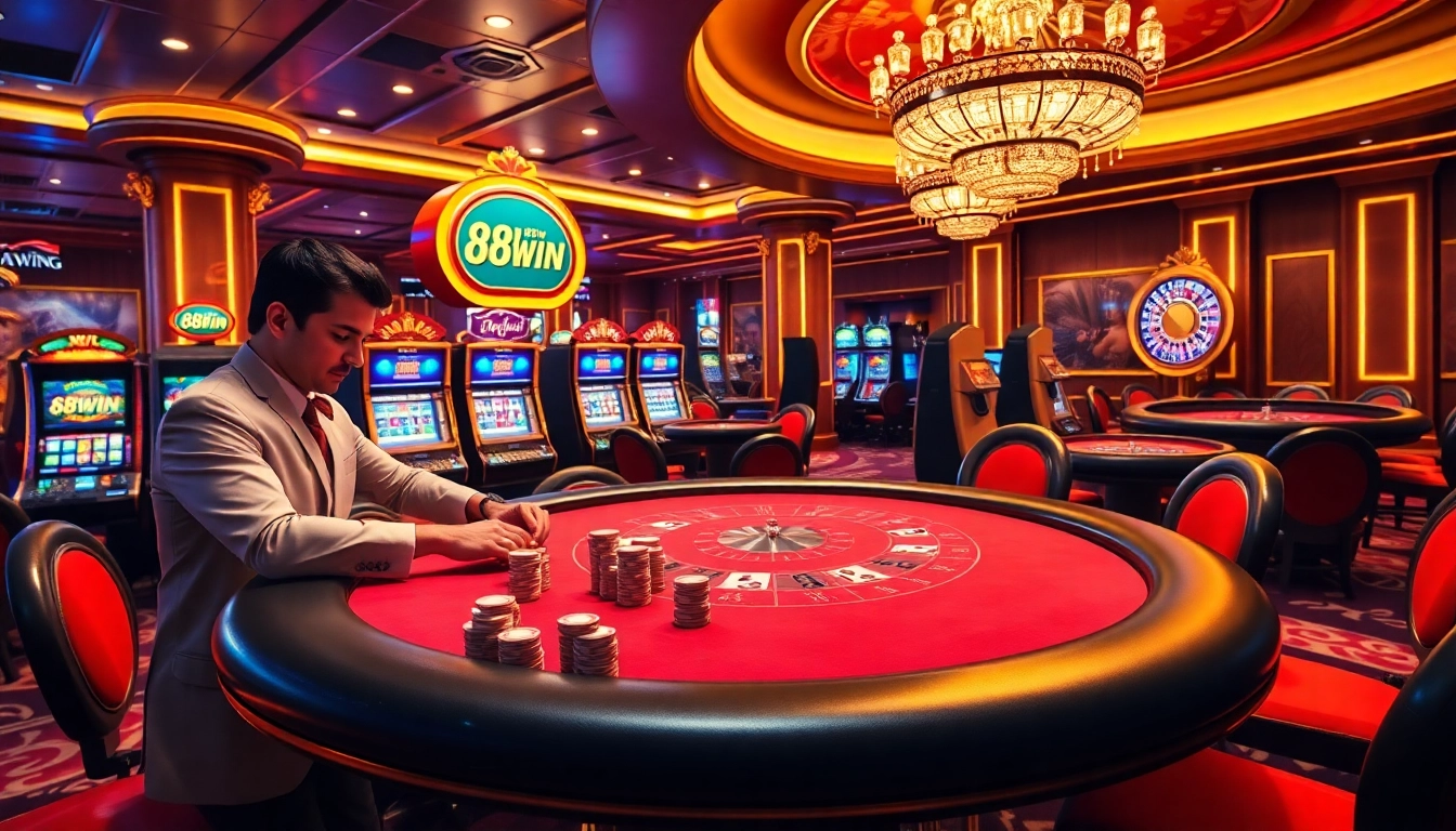 Experience the thrill of winning at 68WIN with exciting casino games and vibrant atmosphere.