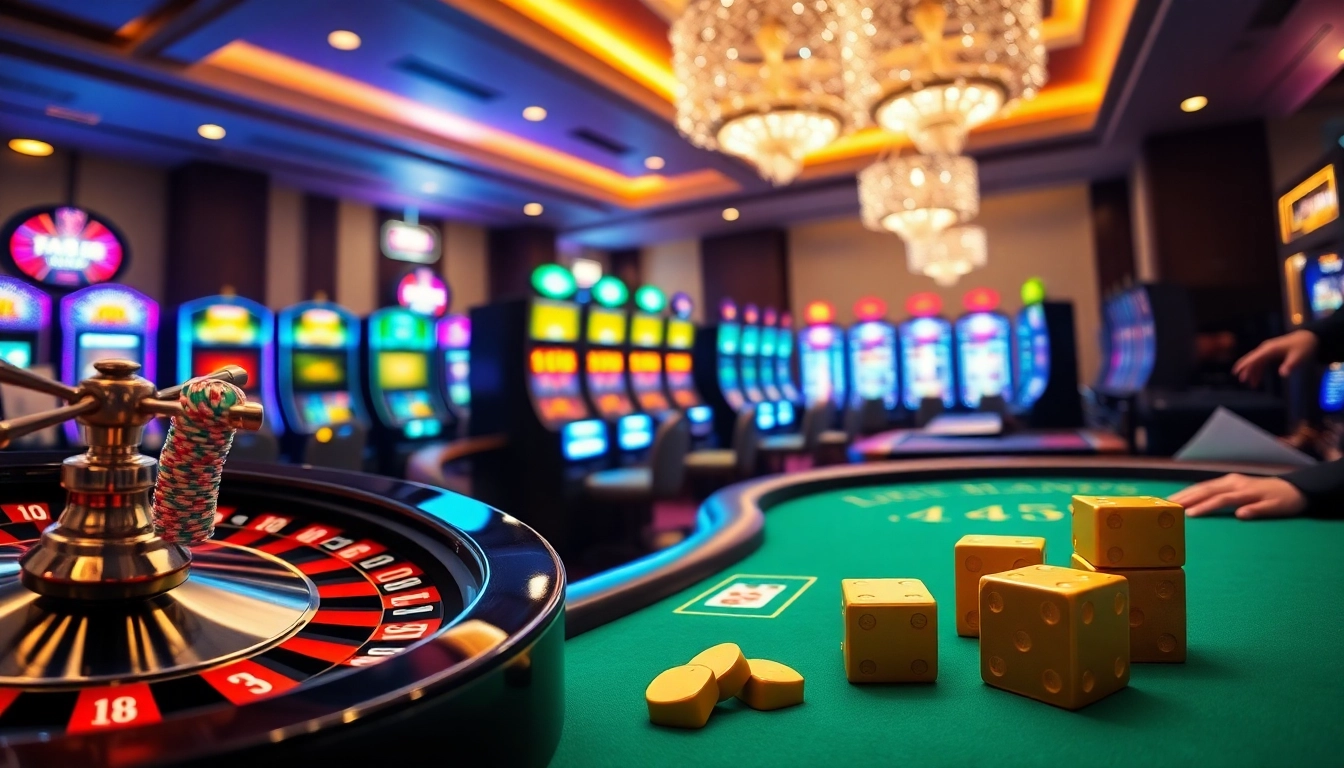 Experience excitement with casino gaming elements at https://fa88.exchange/ featuring roulette, poker chips and slot machines.