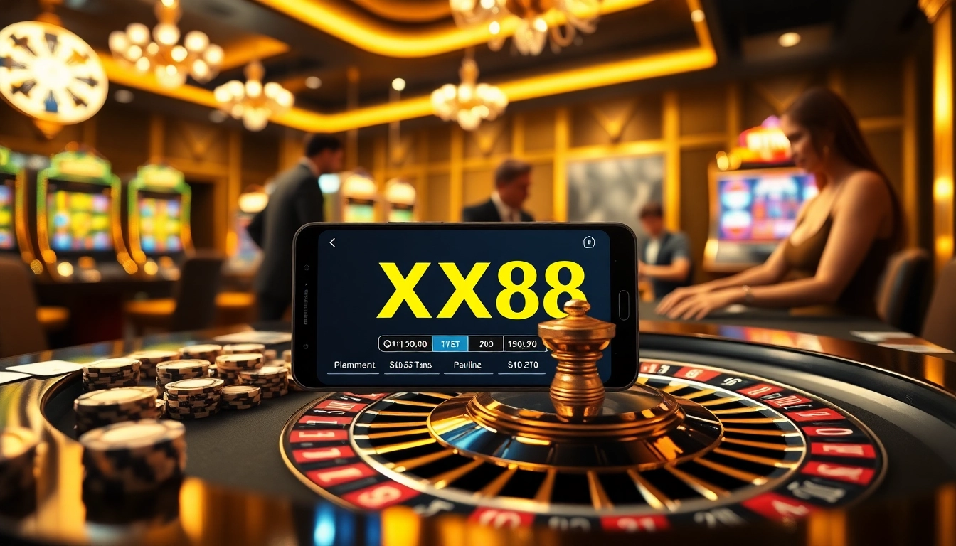 Experience the thrill of XX88 gaming with exciting roulette and poker action.