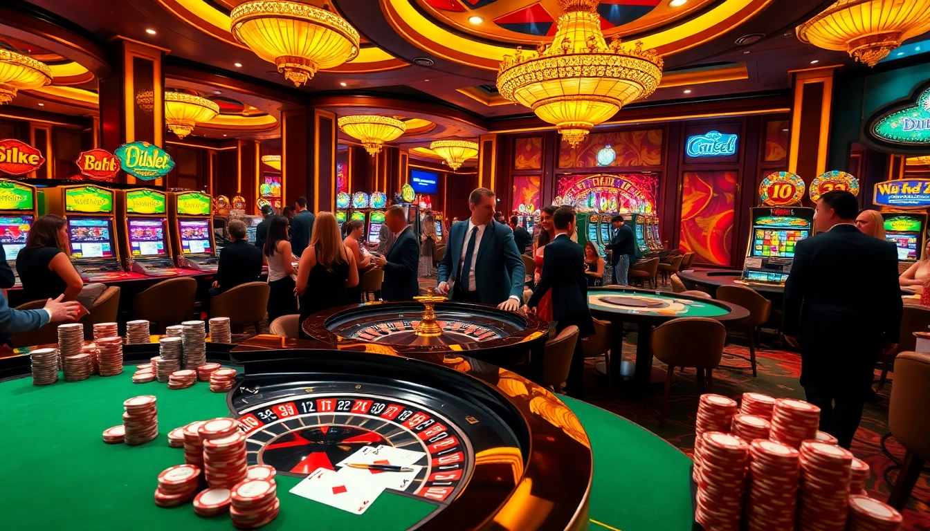 Experience the excitement of vsbet with luxurious casino visuals, featuring roulette, poker, and slots.