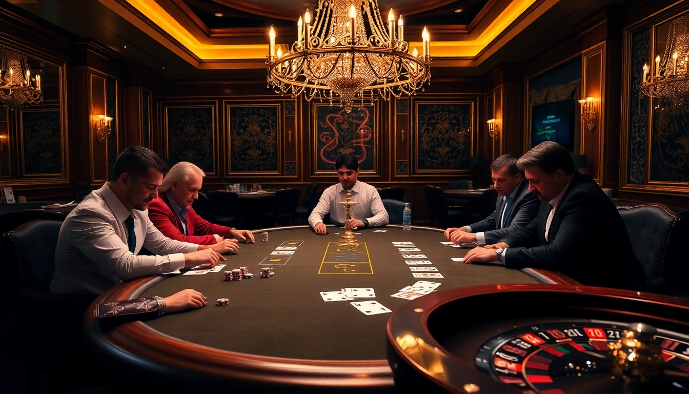 Experience the thrill of sodo66 with vibrant poker tables and glimmering casino elements.