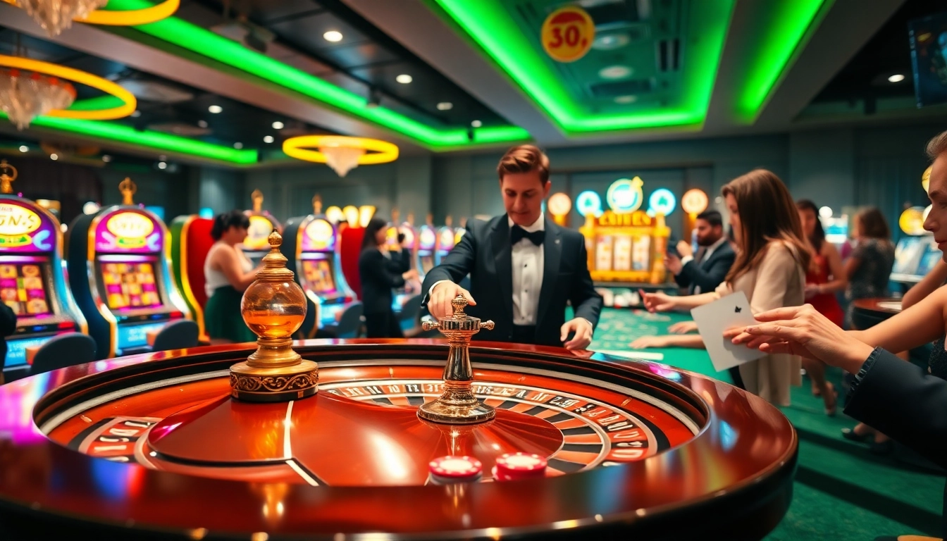Experience the excitement at 13Win's casino with vibrant games and engaging players.
