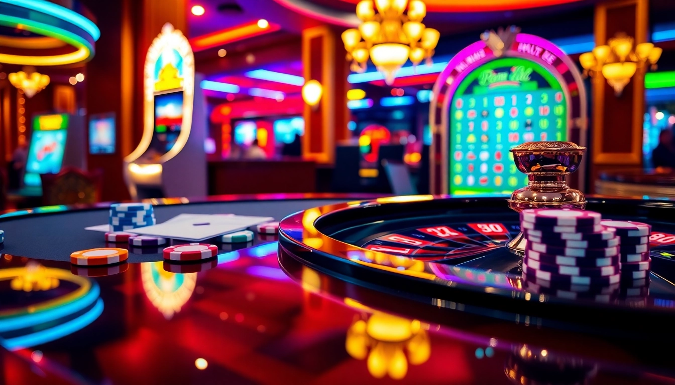 Experience thrilling gambling action with bem88 on a luxurious casino table.