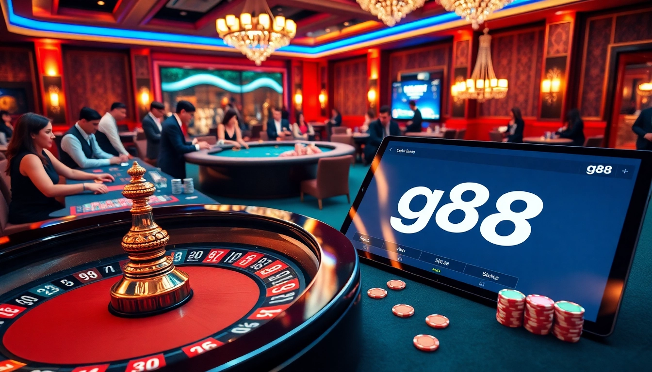 Join the excitement of a g88 casino experience with thrilling games and professional dealers.