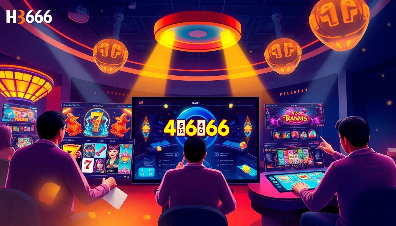 Exciting online casino gaming experience at HH666 with modern interfaces and vibrant games.