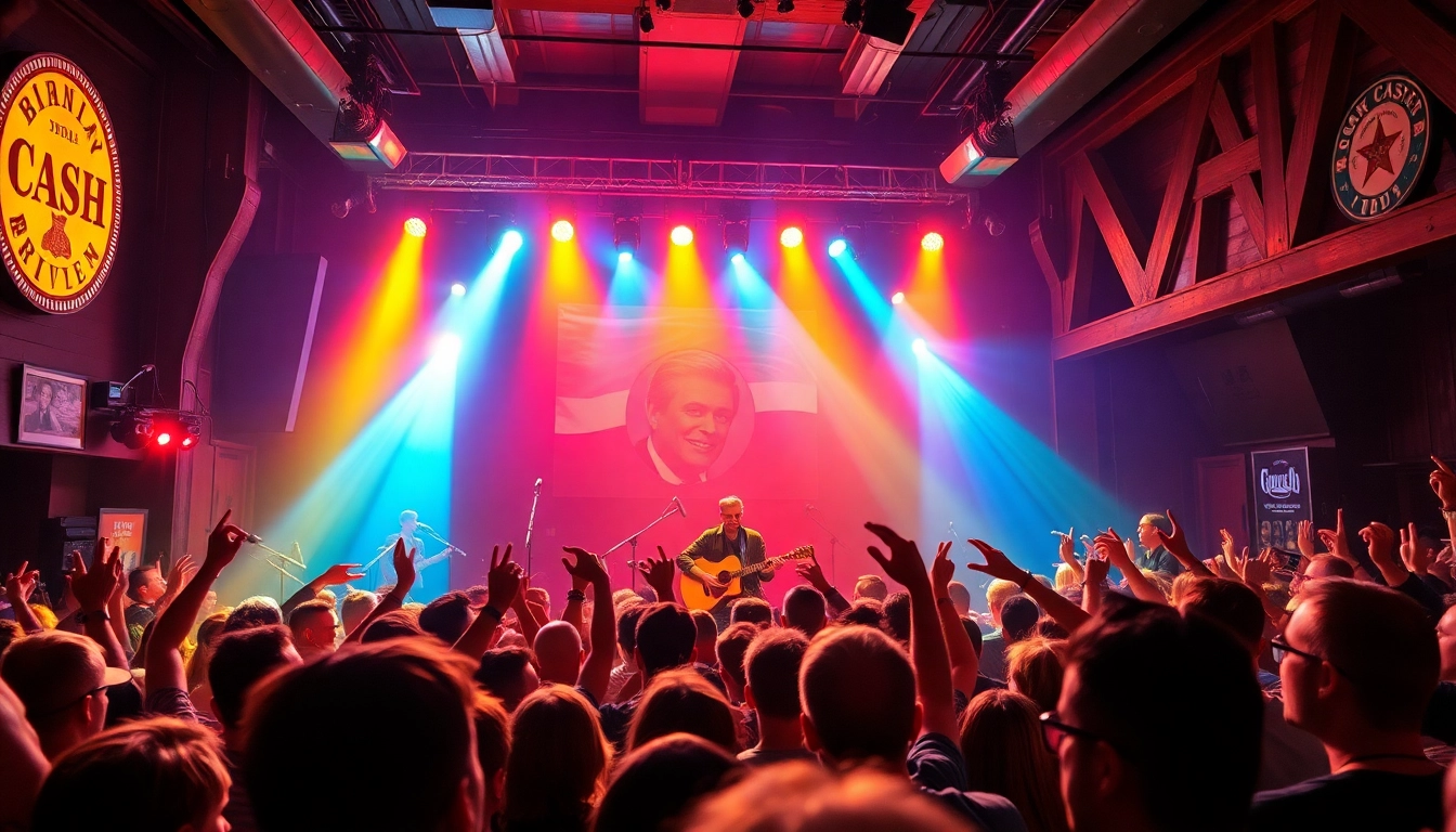 Experience the excitement of Johnny Cash's birthday celebration at johnnycashbirthday.com with a lively musical performance.