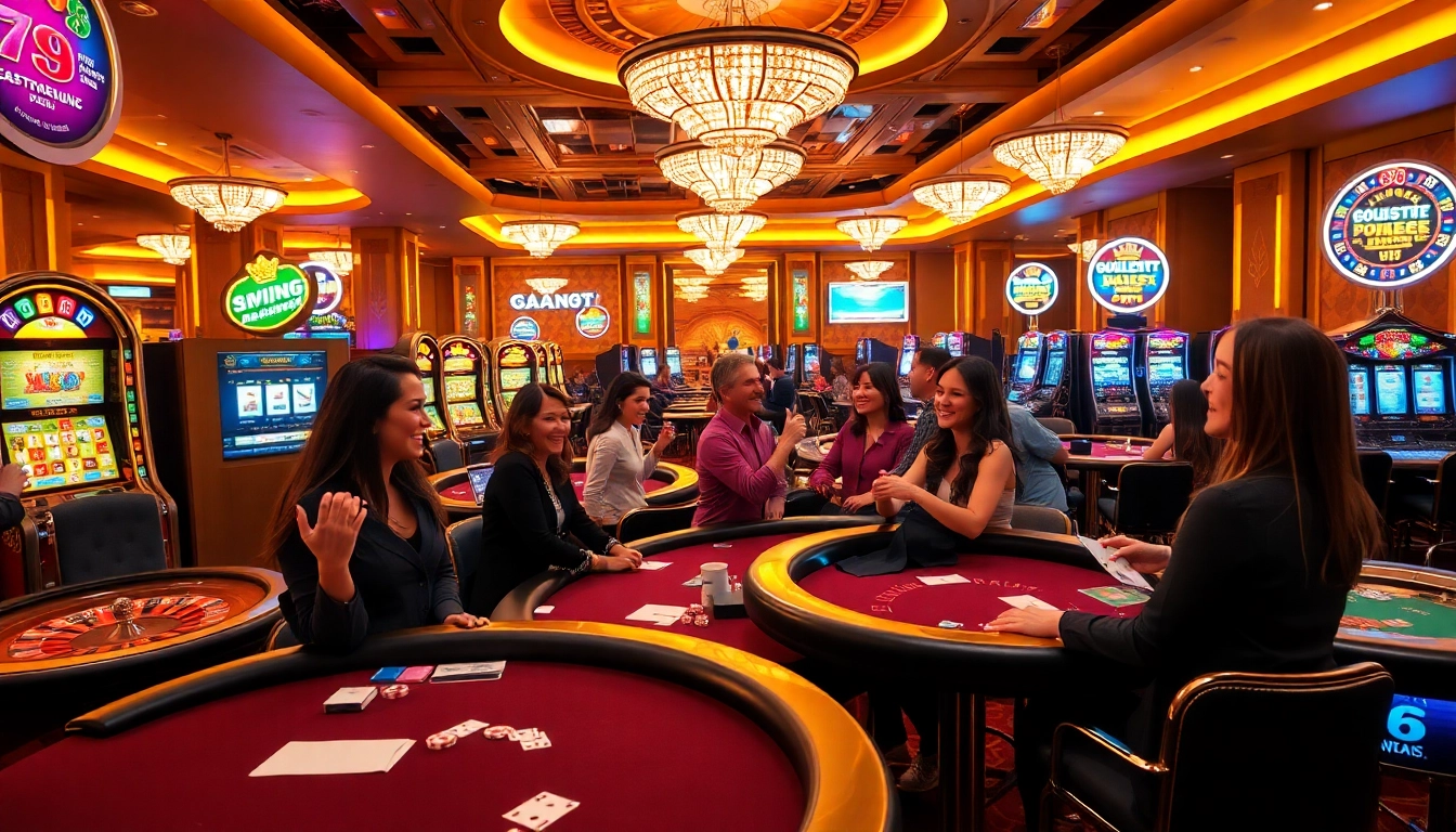 Experience the thrill of winning at S8's luxurious casino tables filled with cards and vibrant poker chips.