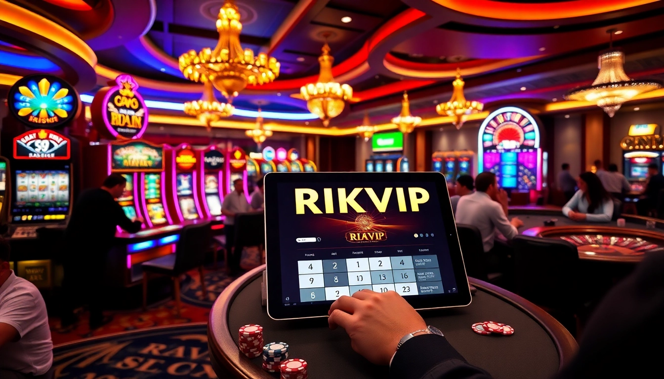 Experience romantic excitement at RIKVIP with dazzling slot machines and live poker action.